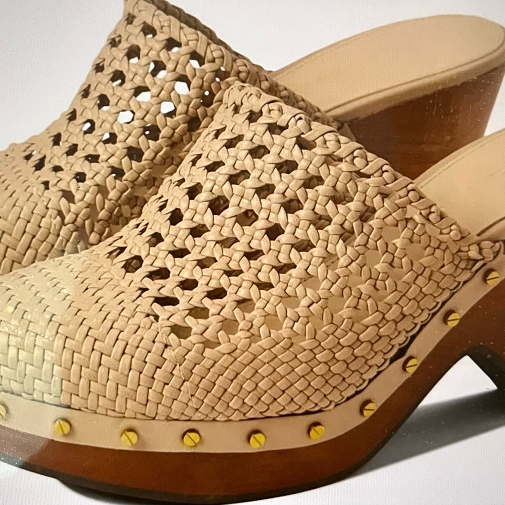 Veronica Beard Leather Hardie Clog sold out online - Picture 2 of 6